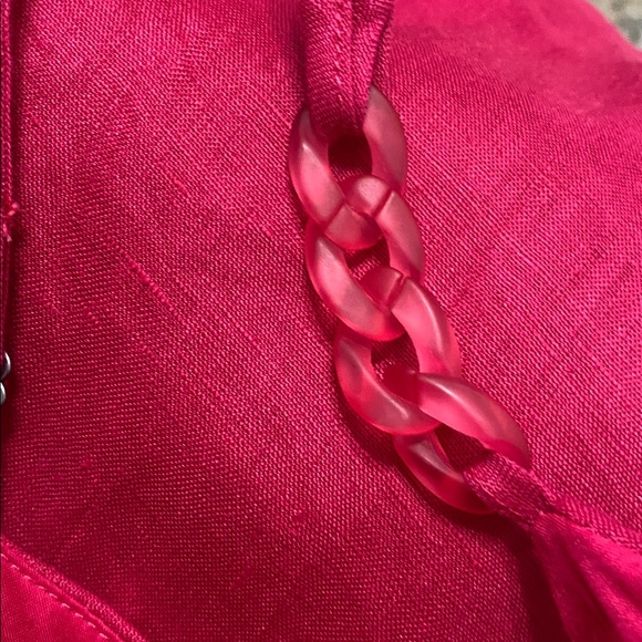 NWT REISS Emilia Tie Front Linen Jumpsuit SIZE 6 - Picture 12 of 12